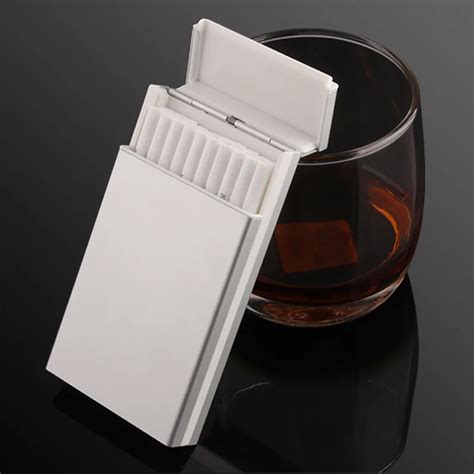 metal cigarette box holder|cigarette pack holders for women.